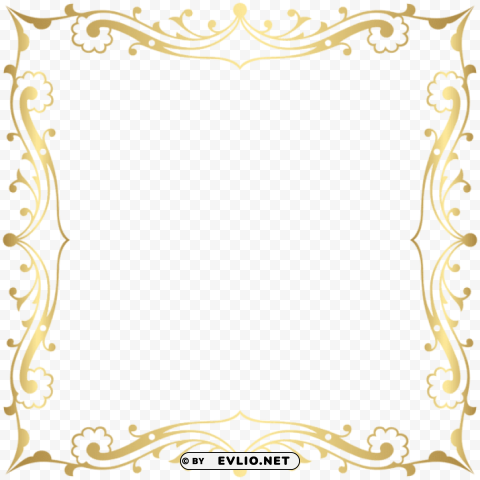 decorative border frame PNG with transparent background free clipart png photo - 90843736