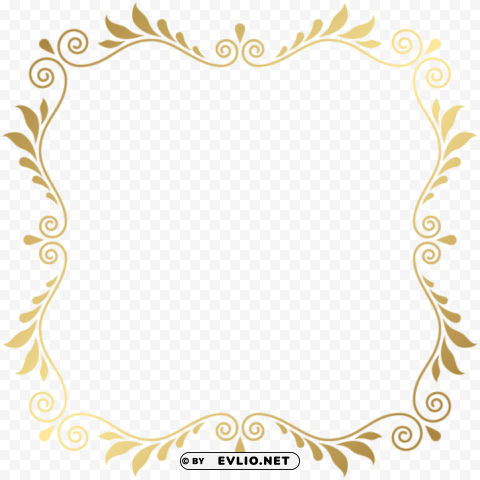 decorative frame border Transparent Background Isolation in HighQuality PNG