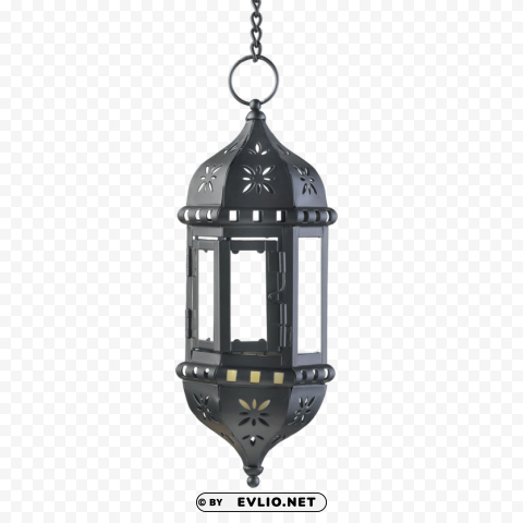 decorative lantern Isolated Artwork on Transparent Background PNG