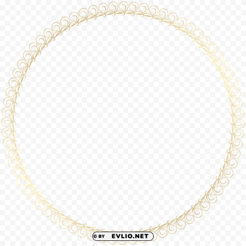 decorative round frame PNG images for personal projects