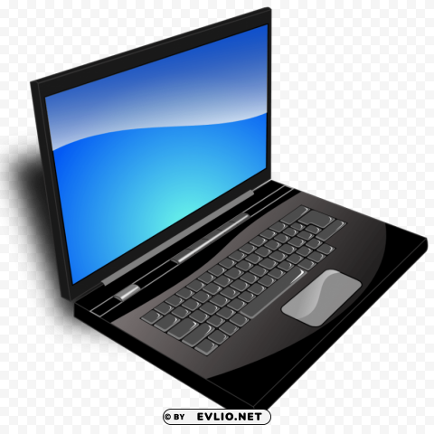 dell laptop Isolated Element in Clear Transparent PNG