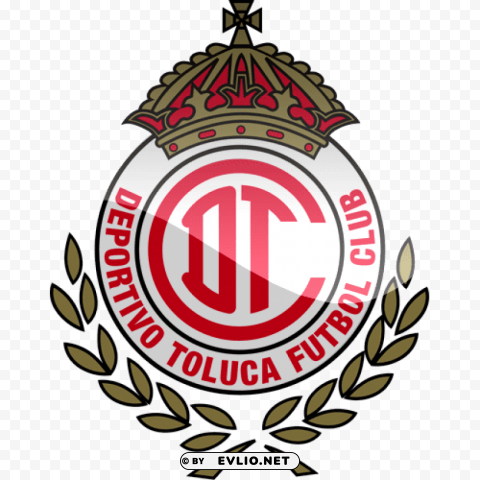 deportivo toluca fc football logo PNG Image with Transparent Cutout
