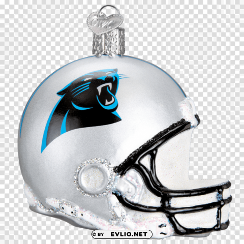 detroit lions nfl football helmet glass ornament PNG with Clear Isolation on Transparent Background