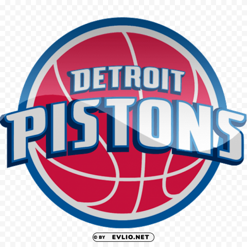 detroit pistons football logo Isolated Subject with Clear PNG Background