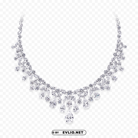 diamond necklace PNG for mobile apps