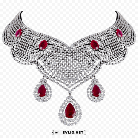diamond necklace PNG for online use