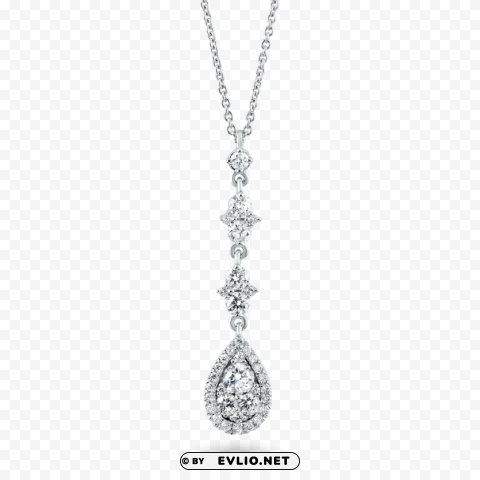 diamond necklace PNG for web design