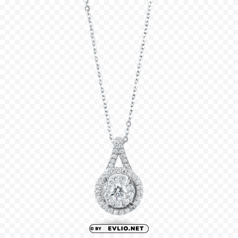 diamond necklace PNG Graphic with Isolated Clarity