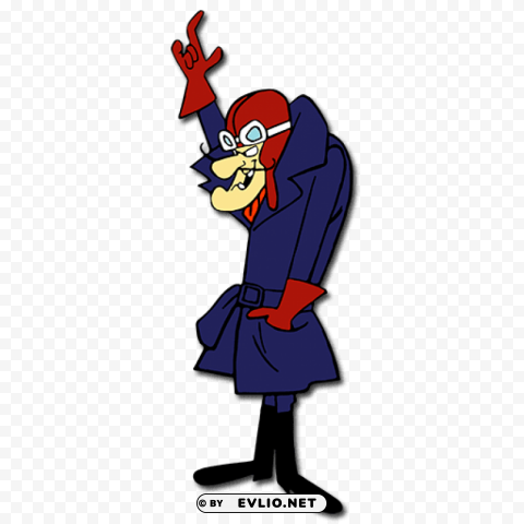 dick dastardly holding arm up Transparent PNG images bulk package