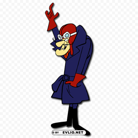 dick dastardly holding arm up Transparent PNG images bulk package clipart png photo - 5f778507