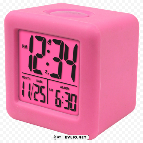 Digital Alarm Clock Transparent Background Isolation in HighQuality PNG