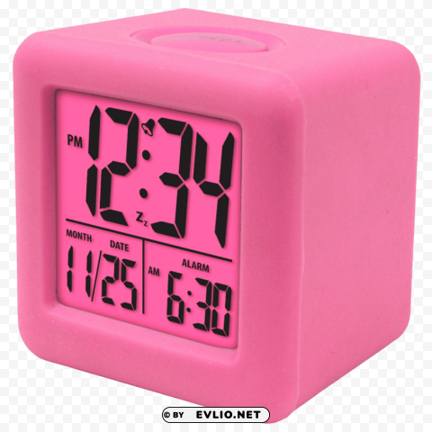 Digital Alarm Clock Transparent PNG Illustration With Isolation