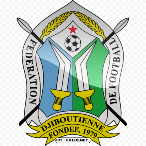 djibouti football logo Isolated PNG Image with Transparent Background