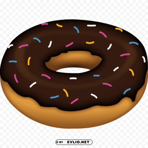 donut PNG with transparent background free