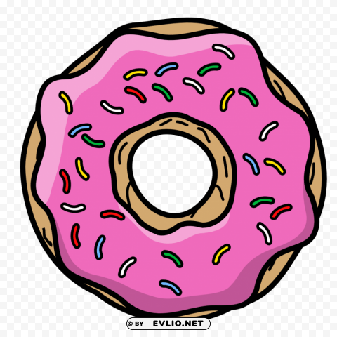 donut Transparent design PNG