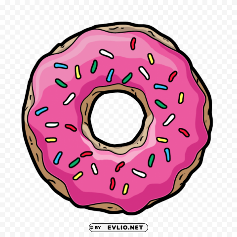 donuts file PNG Graphic Isolated with Clarity