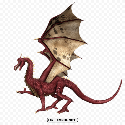 dragon red and brown wings PNG design elements PNG transparent with Clear Background ID fd1feeaa