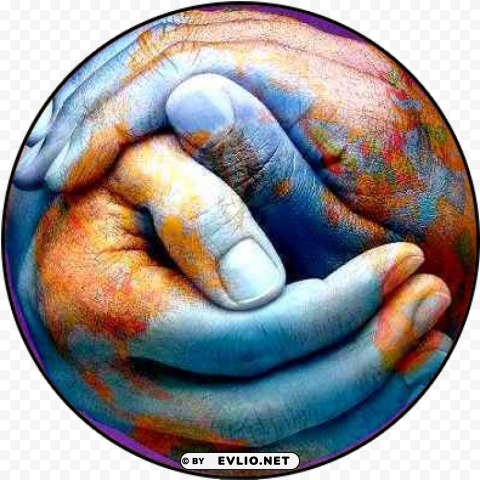 earth in hands logo Transparent PNG pictures archive