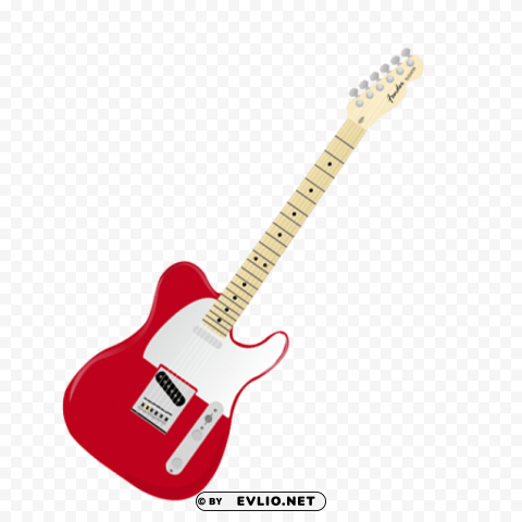electric guitar PNG Graphic Isolated on Clear Background