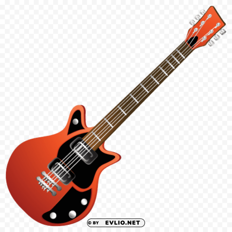 electric guitar PNG Graphic with Clear Isolation clipart png photo - 63d576df