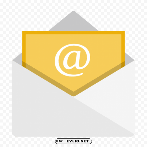 email icon android kitkat PNG Graphic Isolated with Clarity