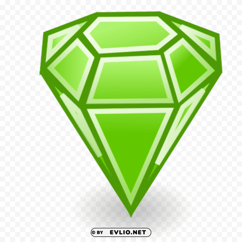 emerald stone Transparent PNG Isolated Object Design