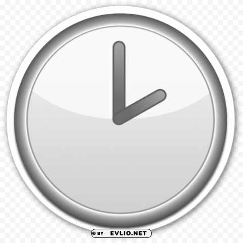 Emoji Clock Clear PNG Image