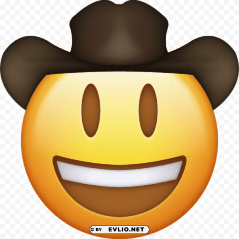 emoji icon cowboy emoji Clear PNG pictures bundle