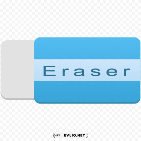 eraser Clean Background Isolated PNG Object