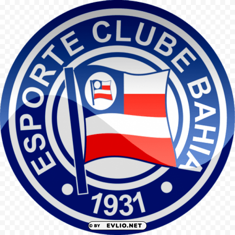 esporte clube bahia football logo Alpha channel transparent PNG