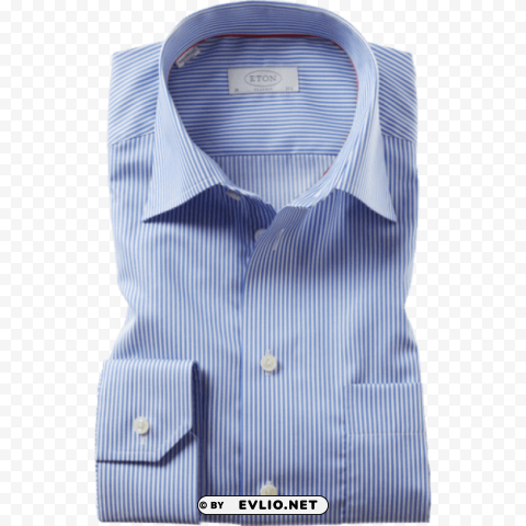 Eton Classic Fit Dress Shirt PNG Isolated Object With Clear Transparency