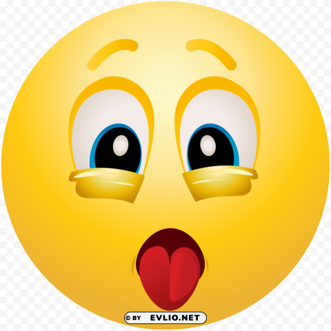 exhausted emoticon PNG transparent designs