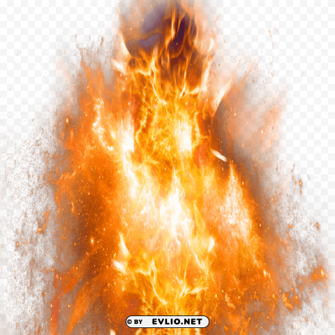 Explosion With Fire PNG For Personal Use