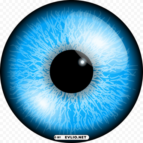 Eye Blue Transparent PNG Graphics Bulk Assortment