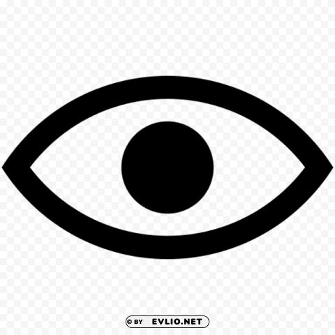 eye outline Transparent PNG graphics variety