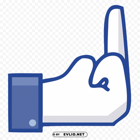 facebook fuckyou middle finger PNG images with clear cutout