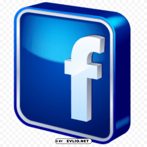 facebook glass blue logo PNG images no background png - Free PNG Images ID 9ba32c46