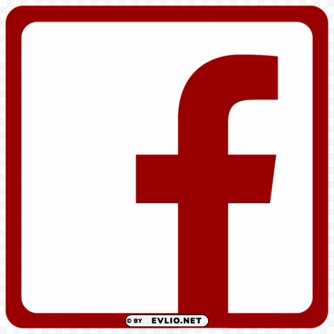 facebook logo red and white PNG images with transparent backdrop png - Free PNG Images ID 04f4b9f1