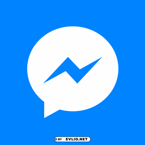 facebook messenger logo Transparent Background PNG Isolation