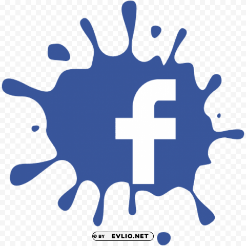 facebook splat f logo transparent PNG images with alpha channel selection