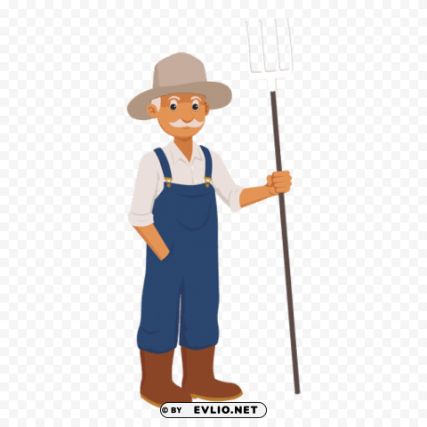 farmer Transparent PNG images for digital art clipart png photo - c819f74a