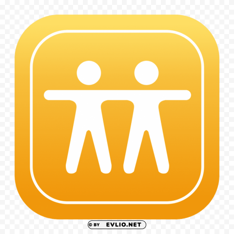 find friends icon Transparent Background Isolated PNG Illustration