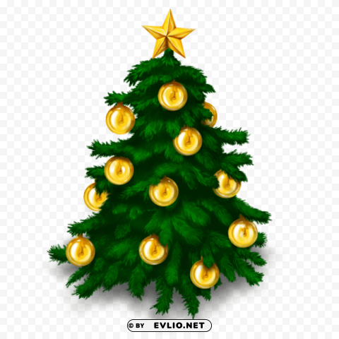 fir tree Isolated Object on Transparent Background in PNG clipart png photo - 711a44e4