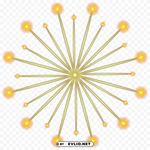 firework yellow HighQuality Transparent PNG Isolated Graphic Element
