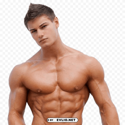 fitness model Isolated Artwork in Transparent PNG Format