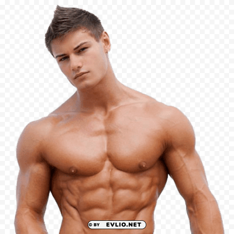 Fitness Model Isolated Artwork In Transparent PNG Format