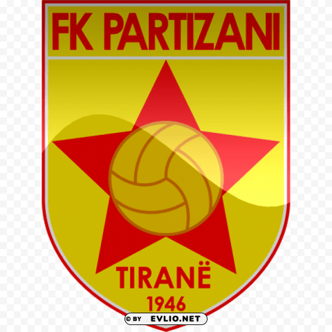 fk partizani tirana football logo PNG images with transparent canvas