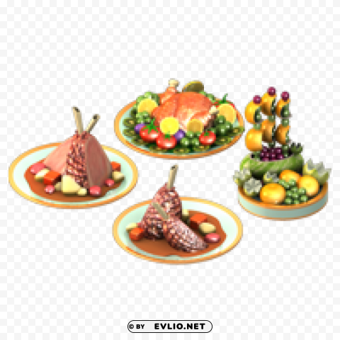 food Isolated Illustration in Transparent PNG