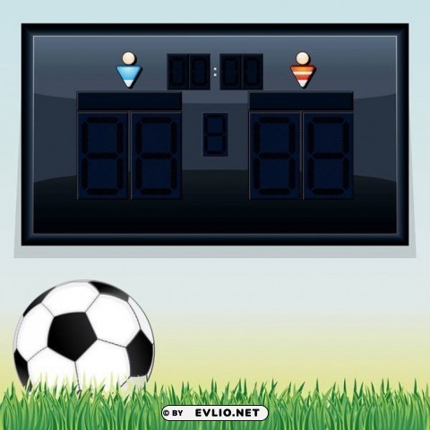 football scoreboard HighResolution Transparent PNG Isolated Item