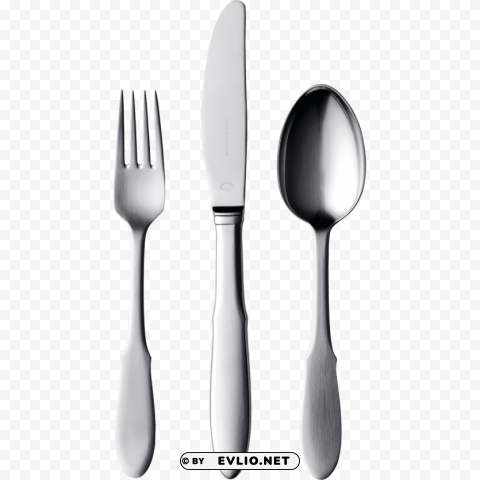 Transparent Background PNG of fork knife and spoon Transparent PNG images database - Image ID 66f8a635